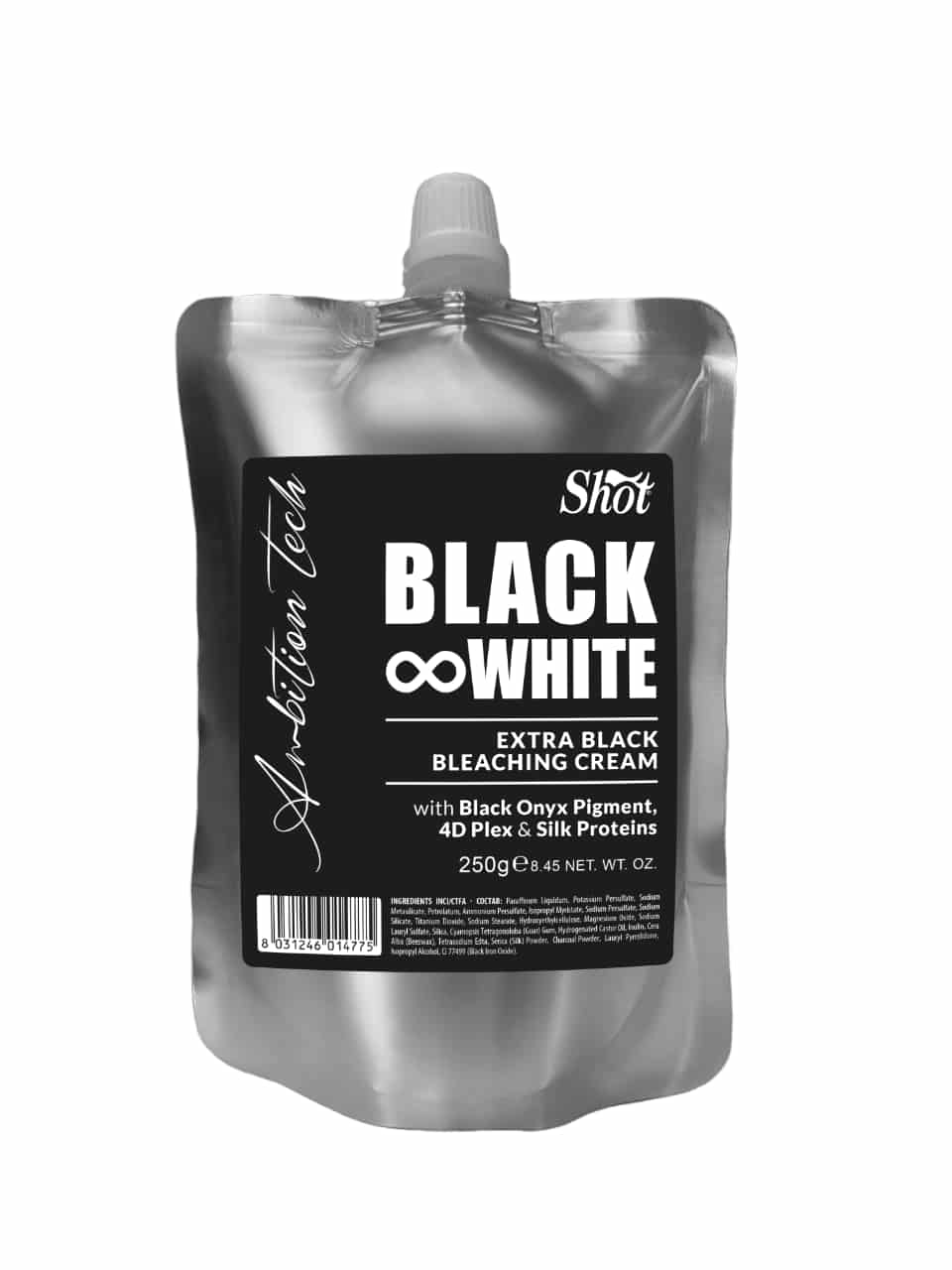 Крем знебарвлюючий чорний Shot Decolorante in crema Nero Black - 1